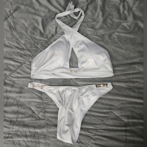 Holographic Silver Bikini XL